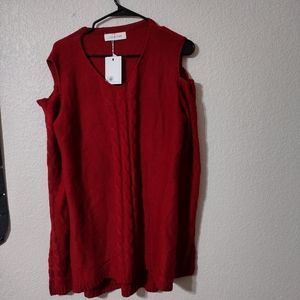 Open Shoulder Sweater